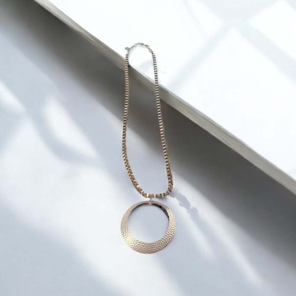 Graziano Copper and brown necklace